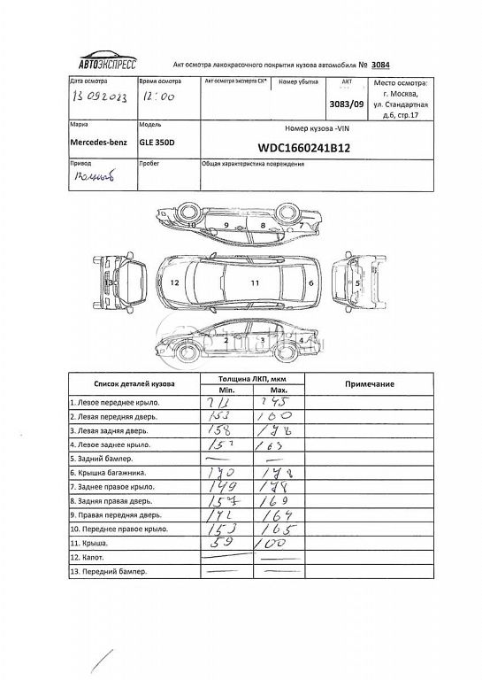 Фото Mercedes-Benz GLE-класс 364