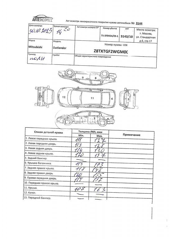 Фото Mitsubishi Outlander 278