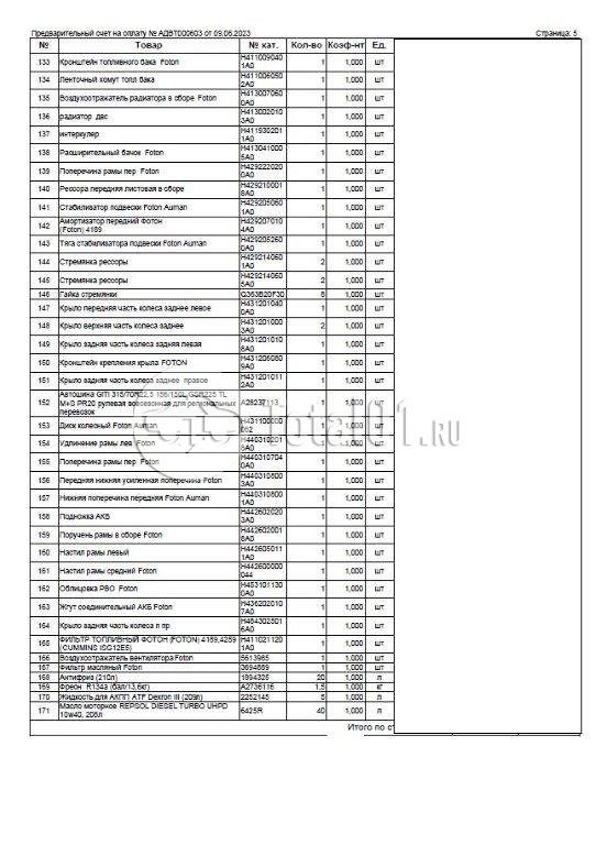Фото Foton Auman 200