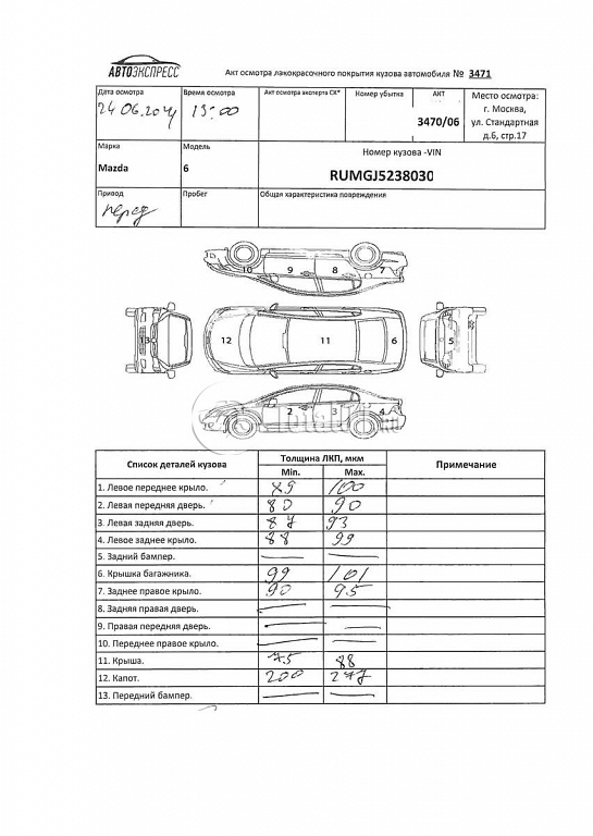 Фото Mazda 6 506