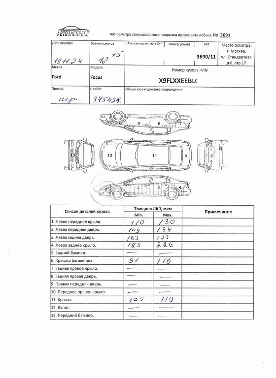 Фото Ford Focus 426