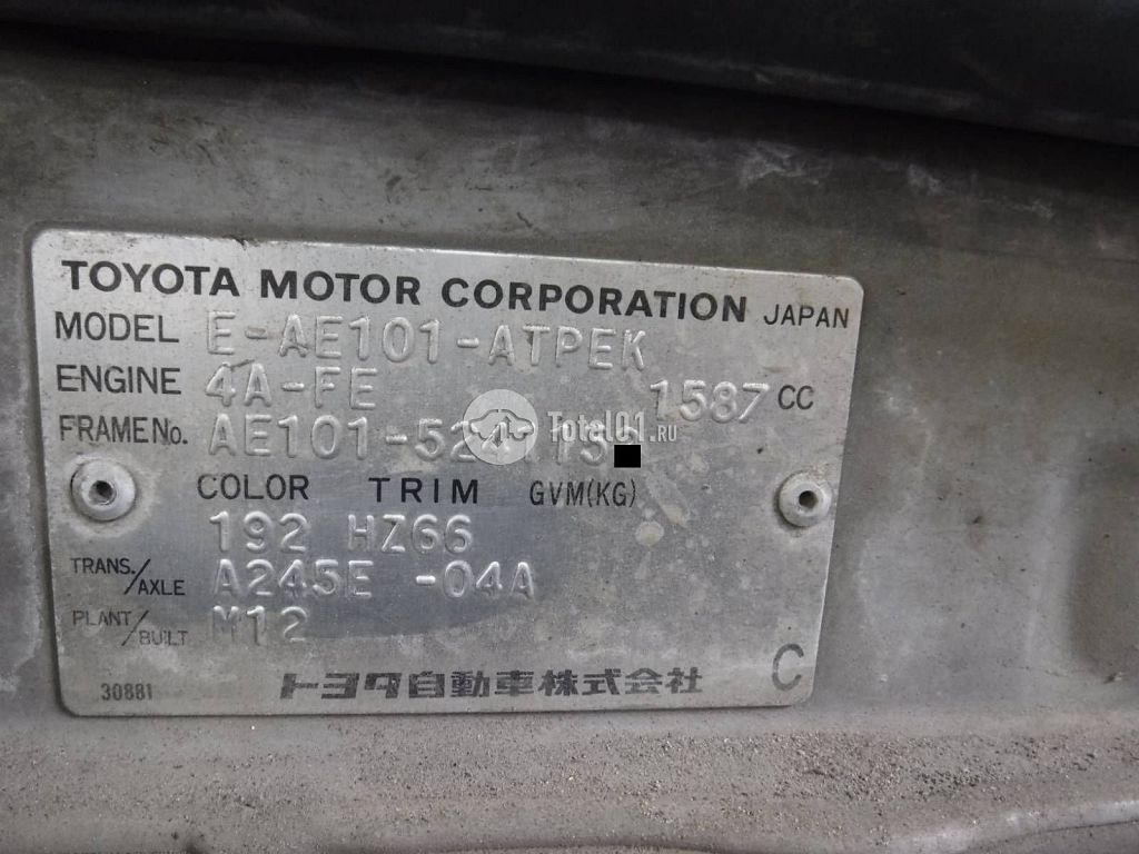 Фото Toyota Corolla Ceres 20