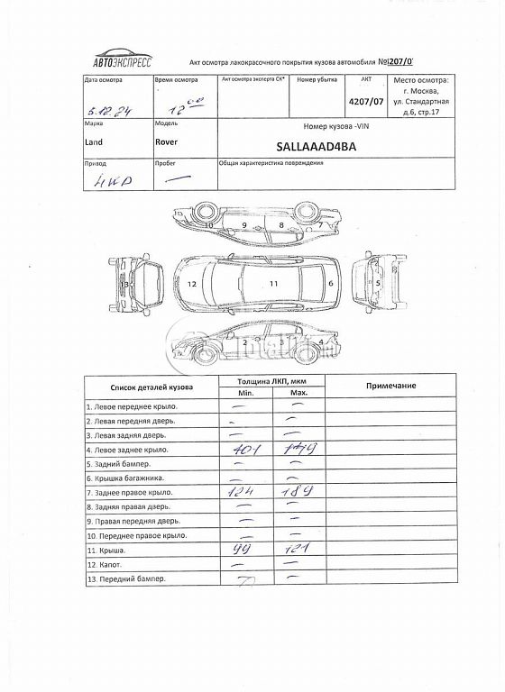 Фото Land Rover Discovery 418