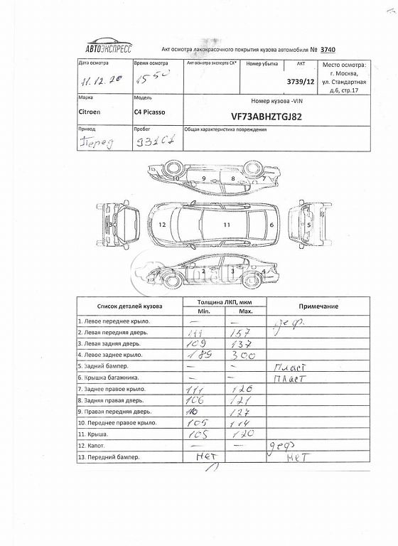 Фото Citroen C4 Picasso 394