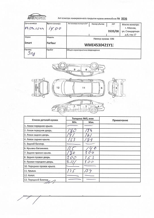 Фото Smart Forfour 286