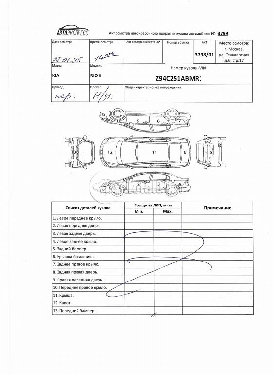 Фото KIA Rio 426