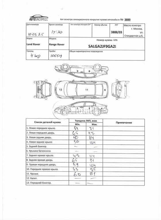 Фото Land Rover Range Rover 430