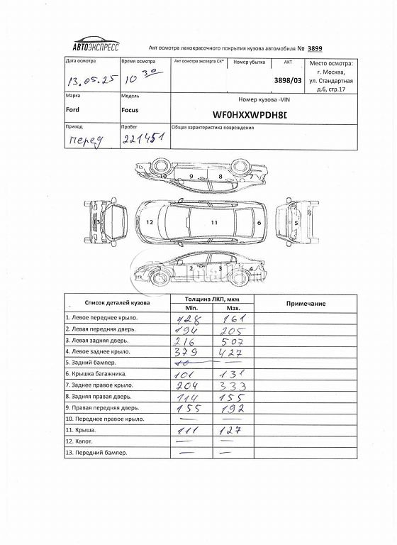 Фото Ford Focus 272
