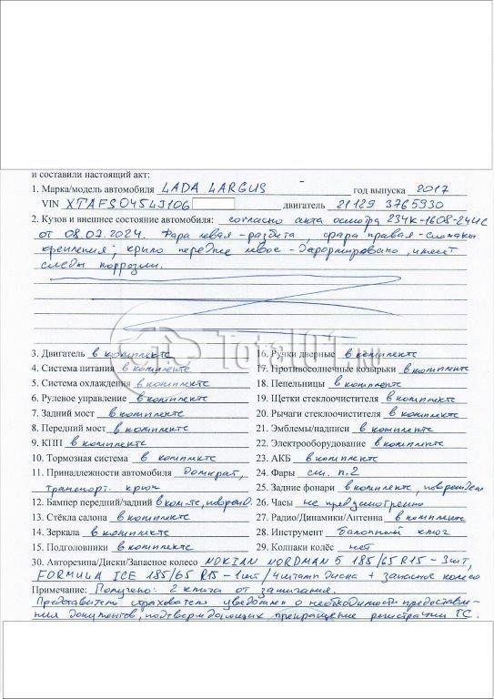 Фото ВАЗ (LADA) Largus 144