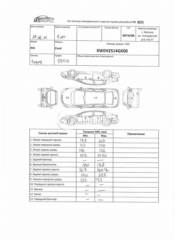 Фото KIA cee\'d 350