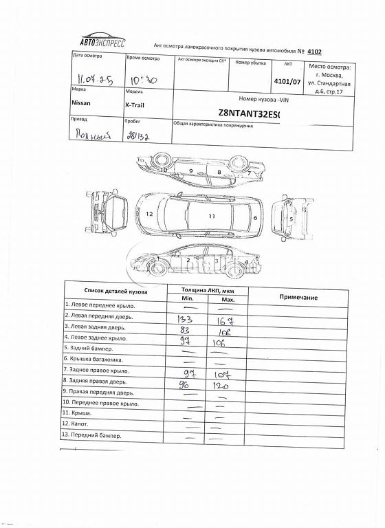 Фото Nissan X-Trail 416