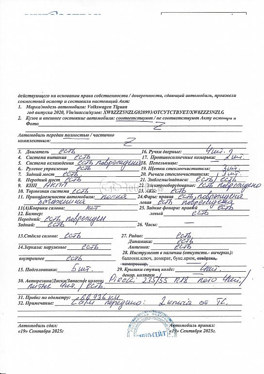 Фото Volkswagen Tiguan 180