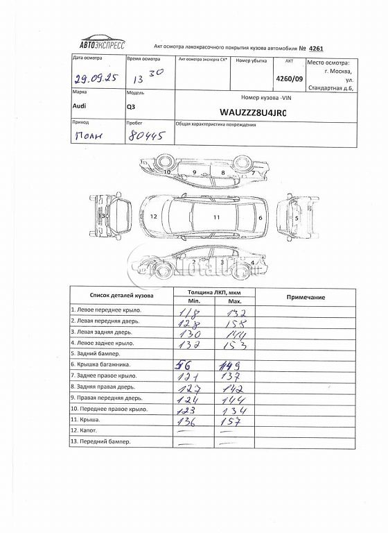 Фото Audi Q3 400