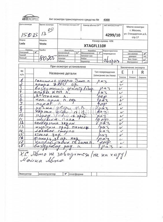 Фото ВАЗ (LADA) Vesta 432