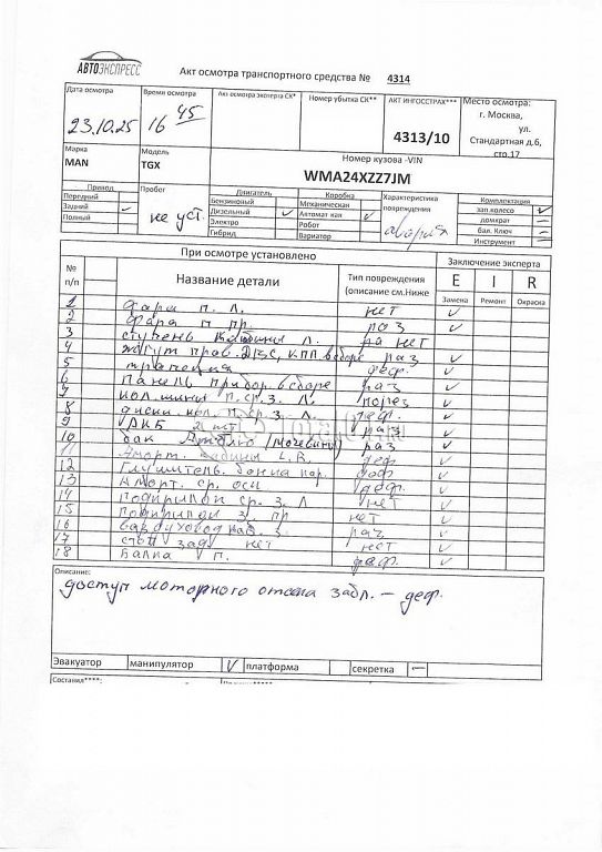 Фото MAN TGX 364