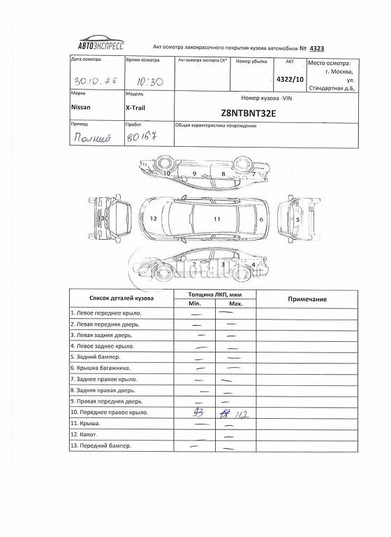 Фото Nissan X-Trail 404