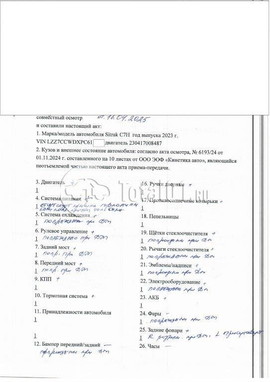 Фото Sitrak C7H 198