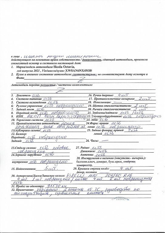 Фото Skoda Octavia 160