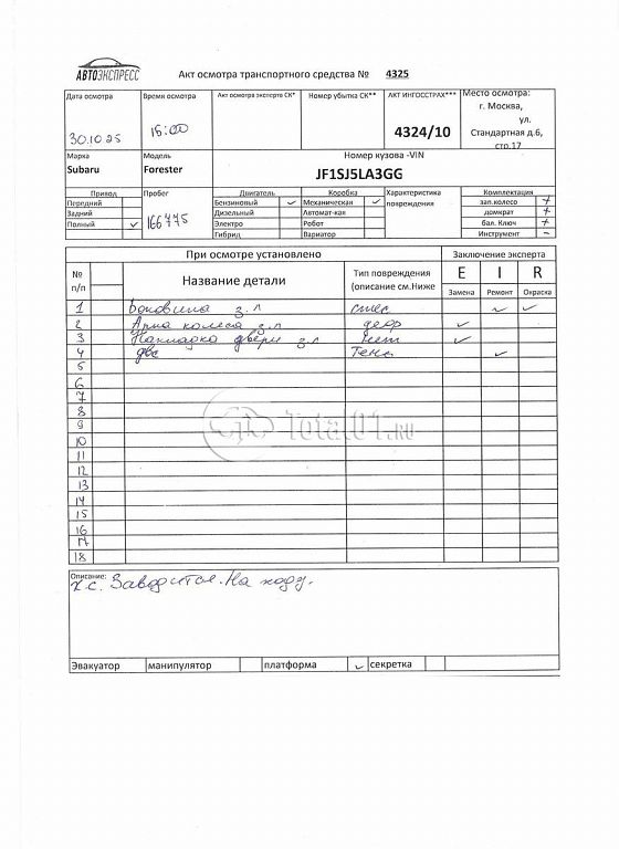 Фото Subaru Forester 320