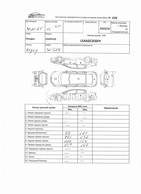 Фото Changan CS55PLUS 356