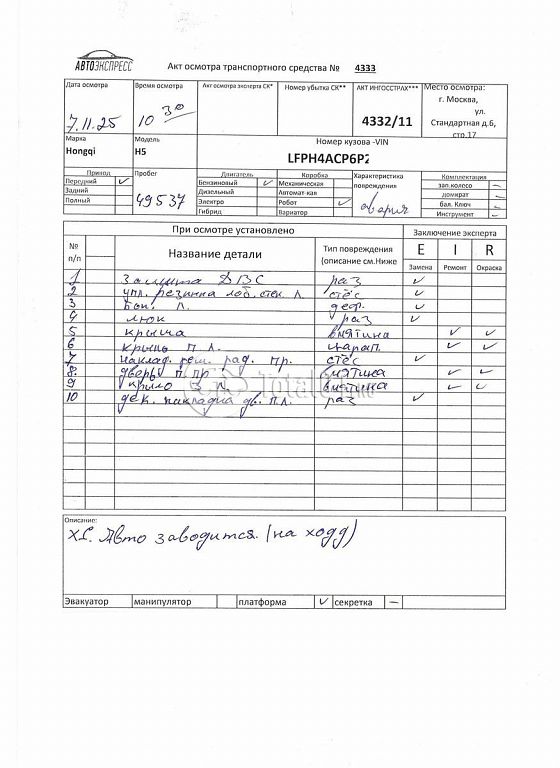 Фото Hongqi H5 292