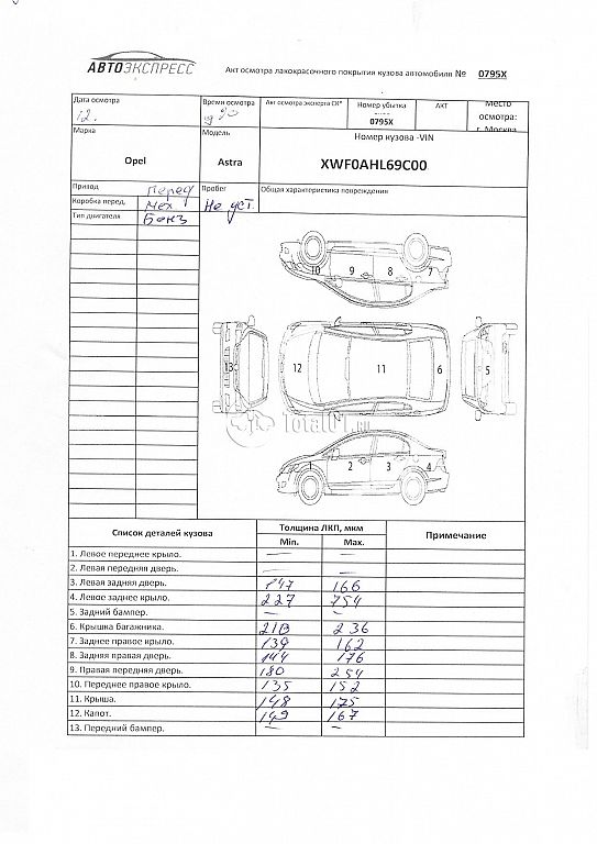 Фото Opel Astra 232