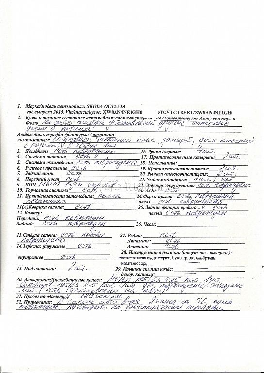 Фото Skoda Octavia 224