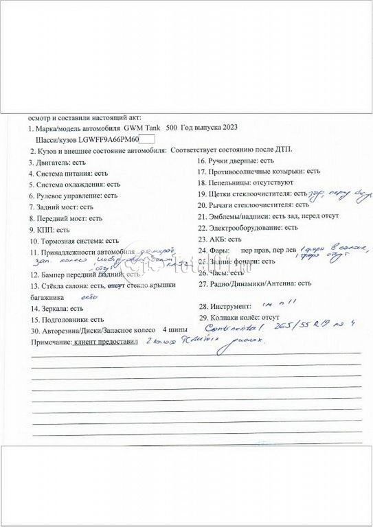 Фото GWM Tank 500 6