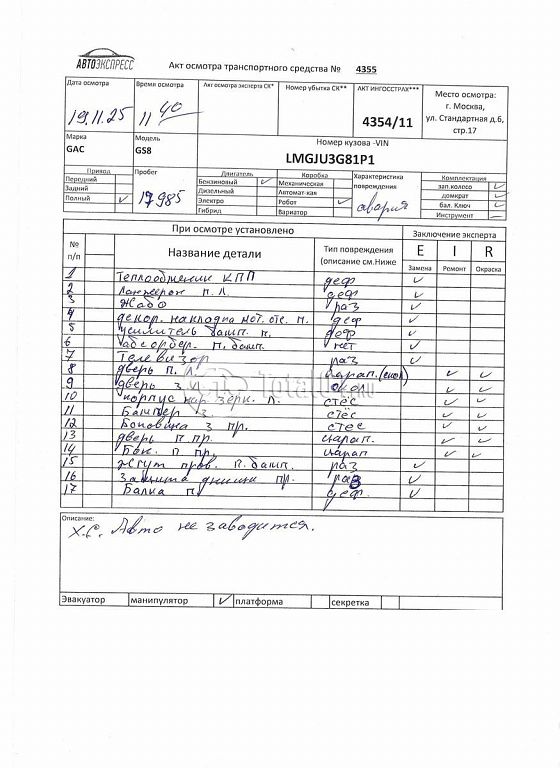 Фото GAC GS8 420