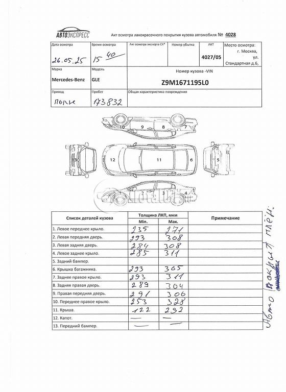 Фото Mercedes-Benz GLE-класс 636