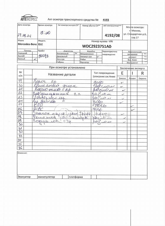 Фото Mercedes-Benz GLE-класс AMG 450