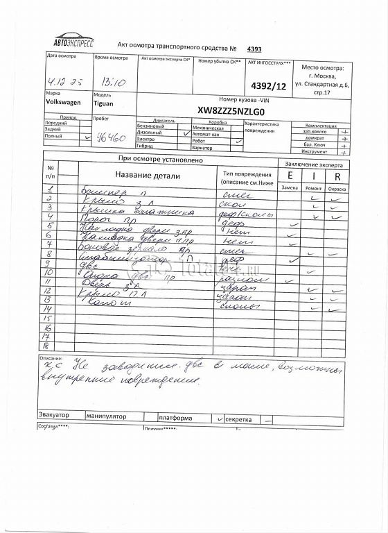 Фото Volkswagen Tiguan 340