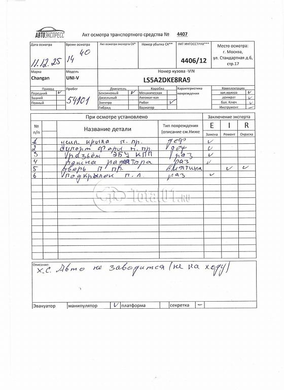 Фото Changan UNI-V 426