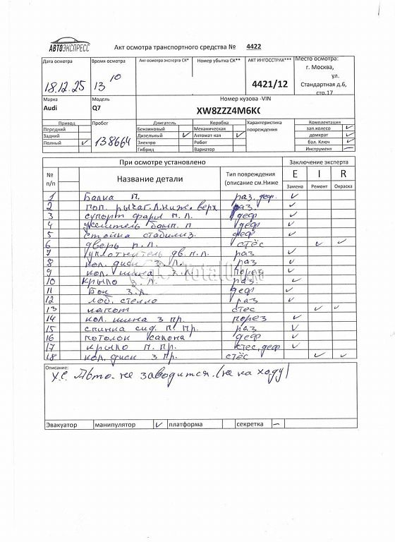 Фото Audi Q7 510