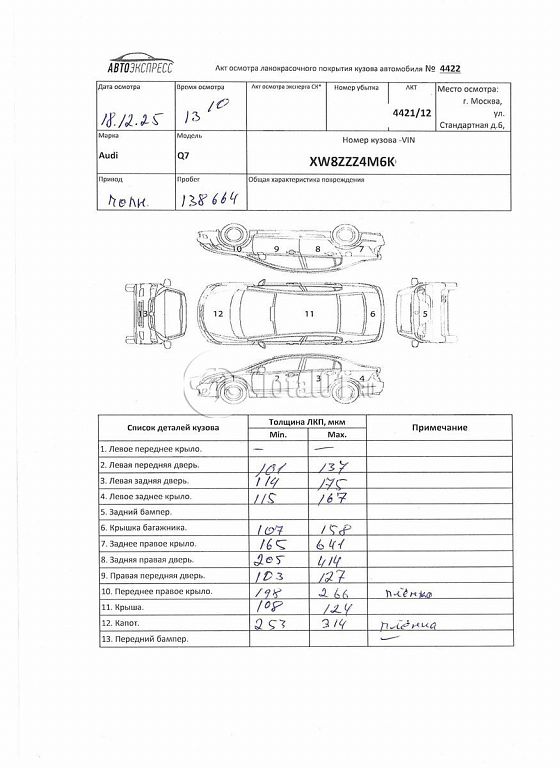 Фото Audi Q7 512