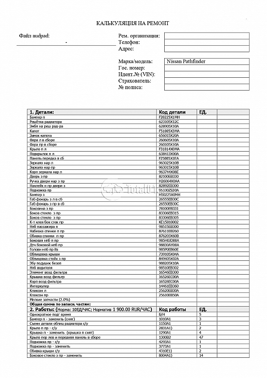 Фото Nissan Pathfinder 130