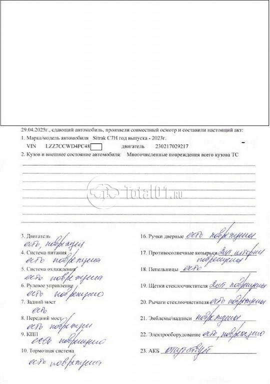 Фото Sitrak C7H 184