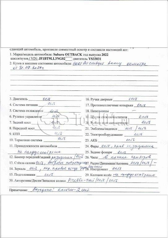 Фото Subaru Outback 68