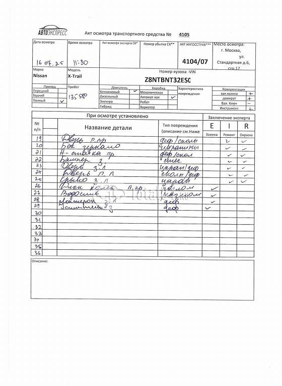 Фото Nissan X-Trail 484