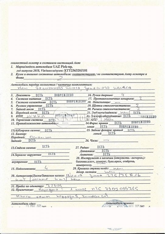 Фото УАЗ Pickup 130