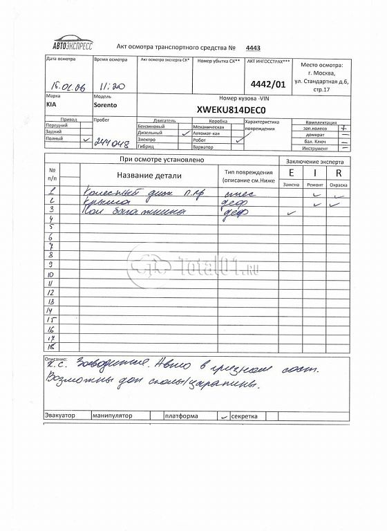 Фото KIA Sorento 290