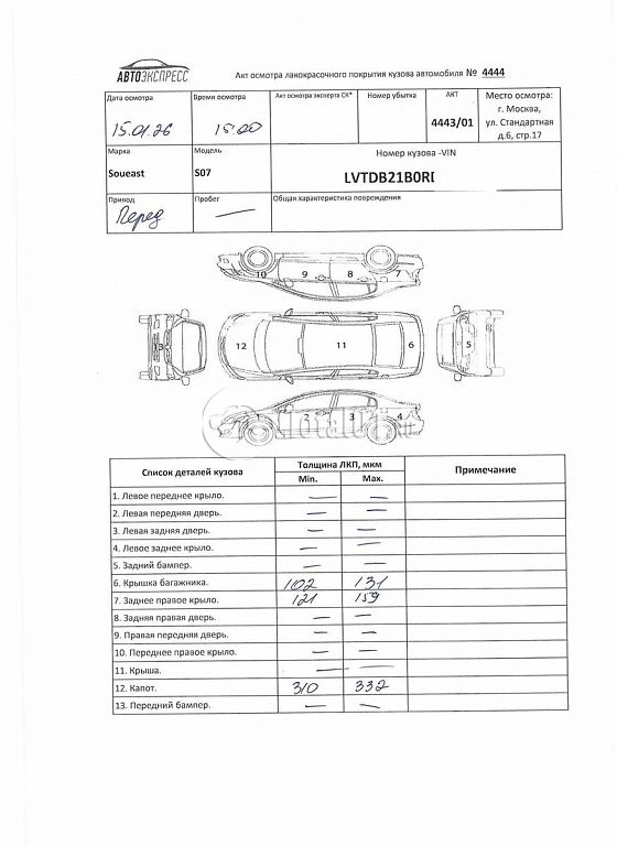 Фото SOUEAST S07 298