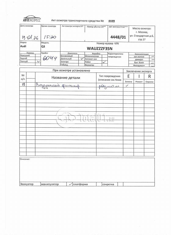 Фото Audi Q3 430