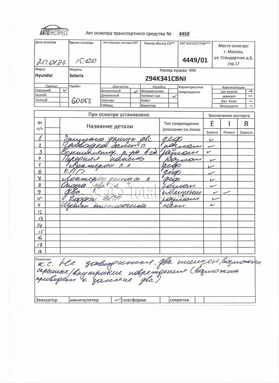 Фото Hyundai Solaris 374