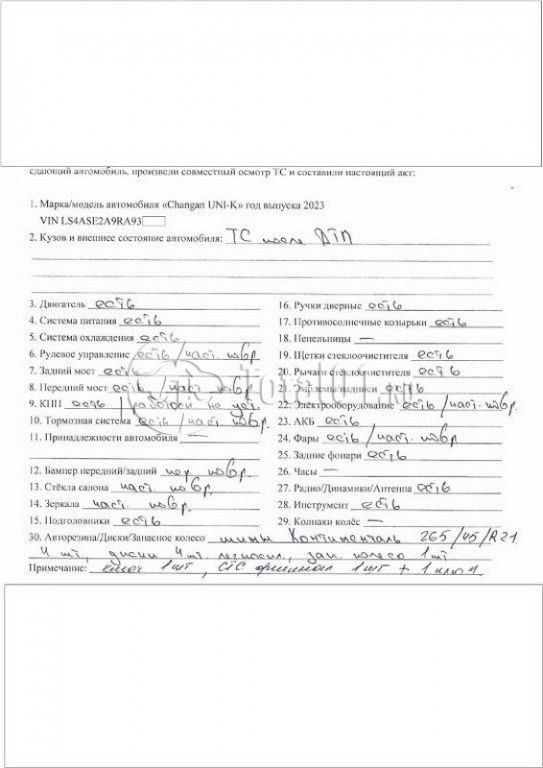 Фото Changan UNI-K 64