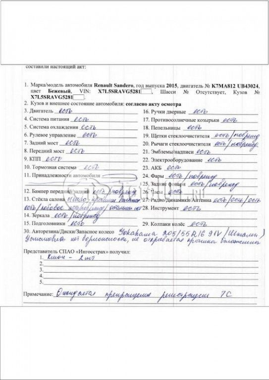 Фото Renault Sandero 150