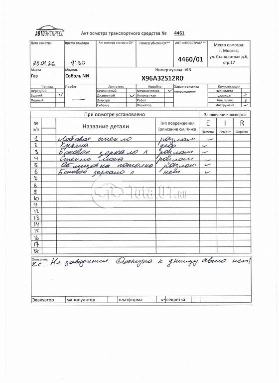 Фото ГАЗ Соболь 196