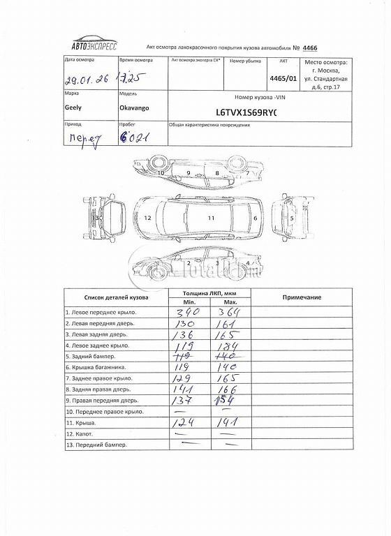 Фото Geely Okavango 314
