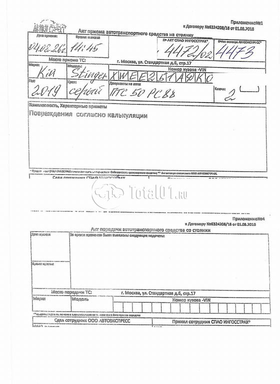 Фото KIA Stinger 318