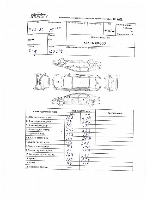 Фото BMW 5 серия 440